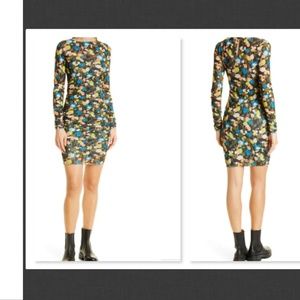 NEW Ted Baker Green Ttinna Ruched Front Dress  Size 0 TB  /00US